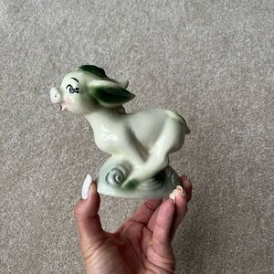 Vintage Kitschy Donkey Animal Ceramic Figurine